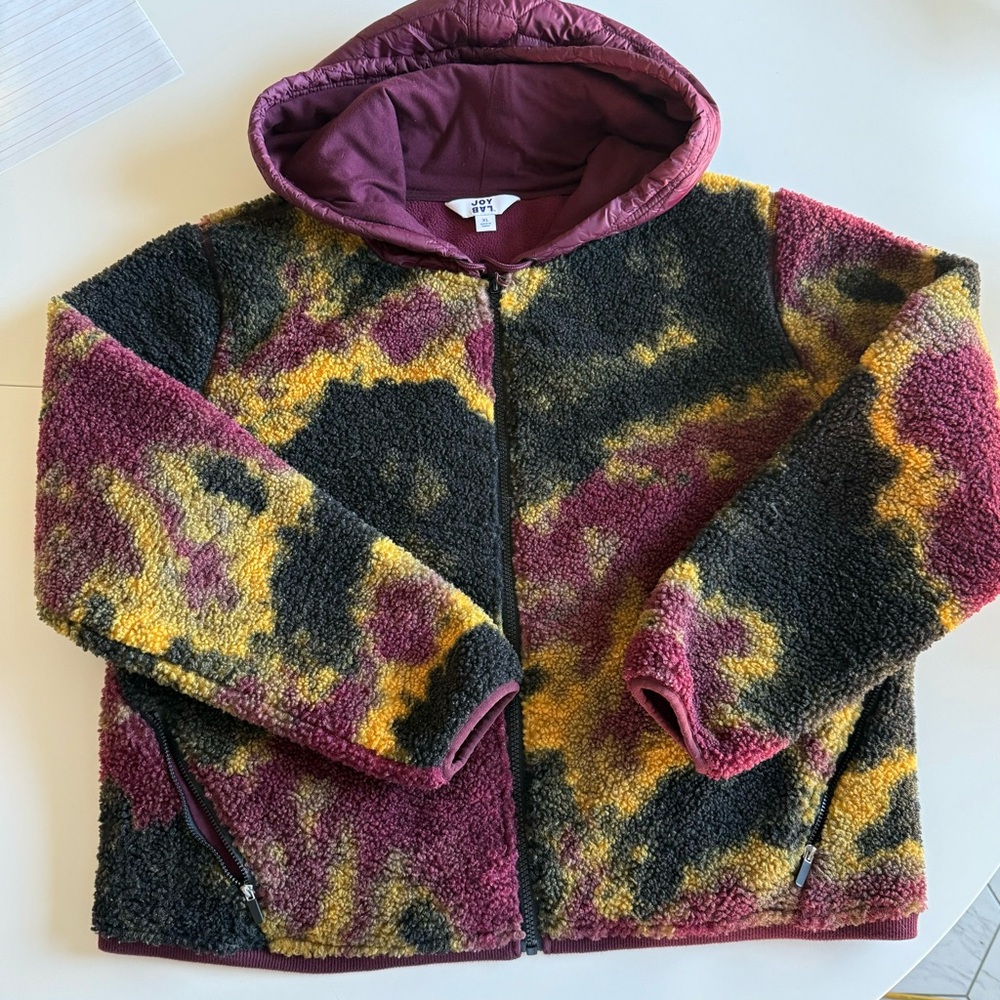 Lab Joy full zip up jacket marble size:extra large xl